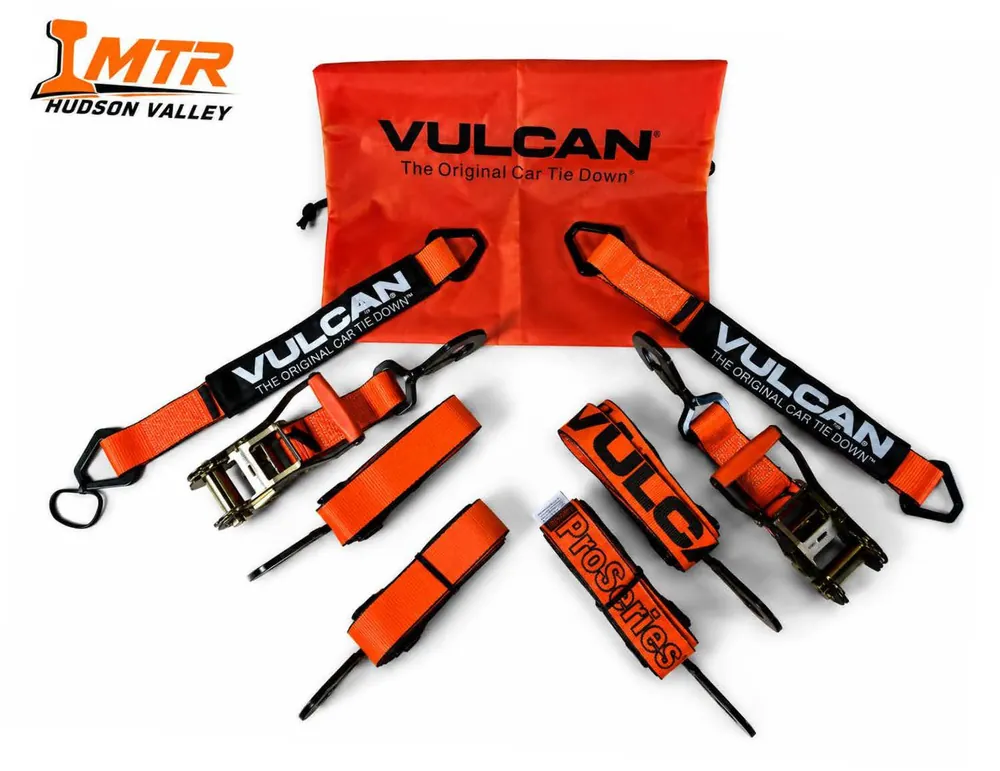 Vulcan car tie-down straps and ratchet kit rental, Hudson Valley NY